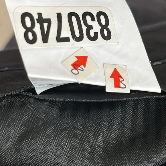 The Savile Row Strand Flat Front Unhemmed Suit Pants in Gray - NWOT - Size 42W - Picture 6 of 6